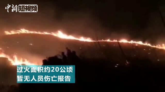 凉山木里森林火灾复燃 前期参与救援官兵再次